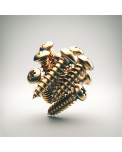 Brass Wood Screws (#6 x 1”)