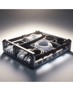 Cable Management Tray & Velcro Straps Kit