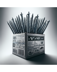 DeWalt #6 x 1-5/8” Coarse Drywall Screws (5 lb. Box)