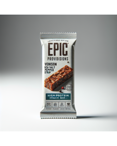 Epic Provisions Venison Sea Salt Pepper Strip