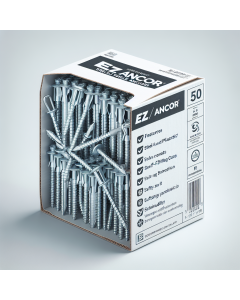 EZ Ancor Drywall Toggle Anchors (50-Pack)