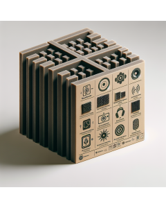 Foam Acoustic Panels (12-Pack, 2” Thick)