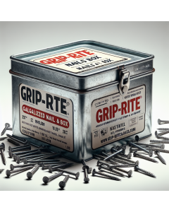 Grip-Rite Galvanized Nails (1” Box)