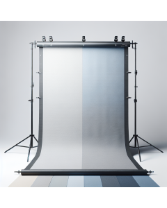 Kate Collapsible Backdrop (Gray/Blue 5x7 ft)