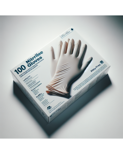 Nitrile Gloves (100-Pack, Latex-Free)