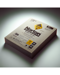 Norton 9” x 11” Sandpaper Sheets 220 Grit