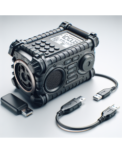 Portable Hand Crank Radio & USB Charger