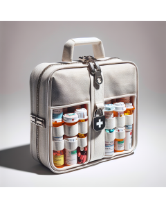Prescription Medication Bag (Lockable, Travel-Safe)