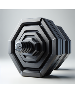 REP Fitness Rubber Hex Dumbbells