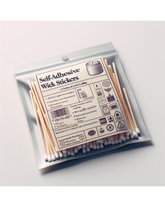 Self-Adhesive Wick Stickers (100-Pack)