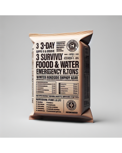 Survival Food & Water Rations (3-Day Supply)