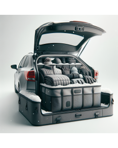 Trunk Organizer for Winter Gear Storage