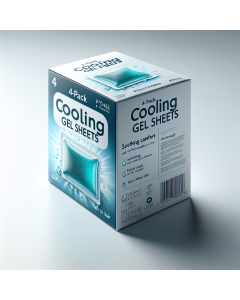 Cooling Gel Sheets (Be Koool, 4-Pack)