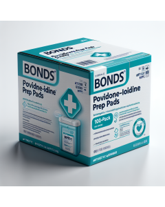 Povidone-Iodine Prep Pads (100-Pack)